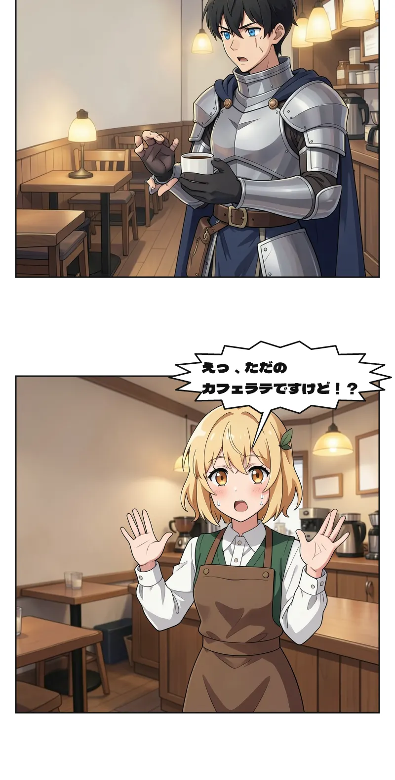 『異世界でカフェ店員になりました 第1話』8ページ #1