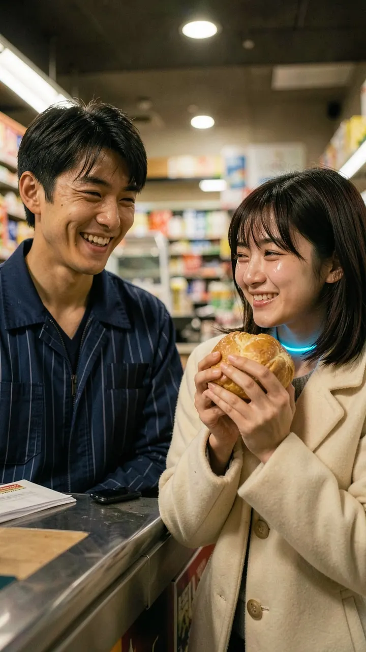 結末へ向かう余韻を残すラストカット。湊が夜明けを見つめる姿