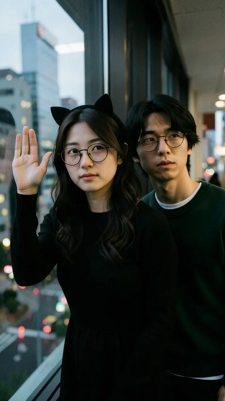 葵が決断を前に深呼吸するシーン。緊迫感が高まる。 #1