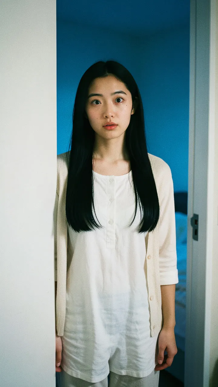 扉の前で再び二人が対峙し、時間の狭間で揺れる瞬間 #1