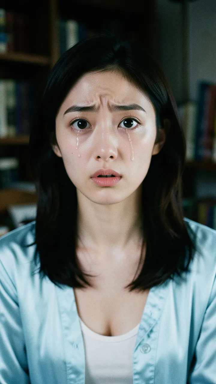 怜哉が別の表情を見せ、不穏さを漂わせるカット。美緒は不安を募らせる。