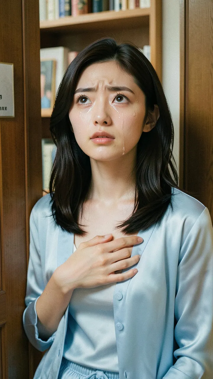 怜哉の言葉に揺れる美緒。姉と怜哉の未来を想像してしまう場面。