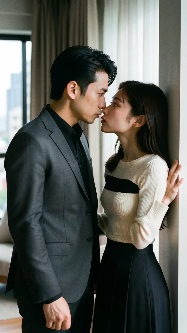 式場で微笑む怜哉とそれを見つめる姉と美緒。祝宴直前の緊張感のある場面。 #1
