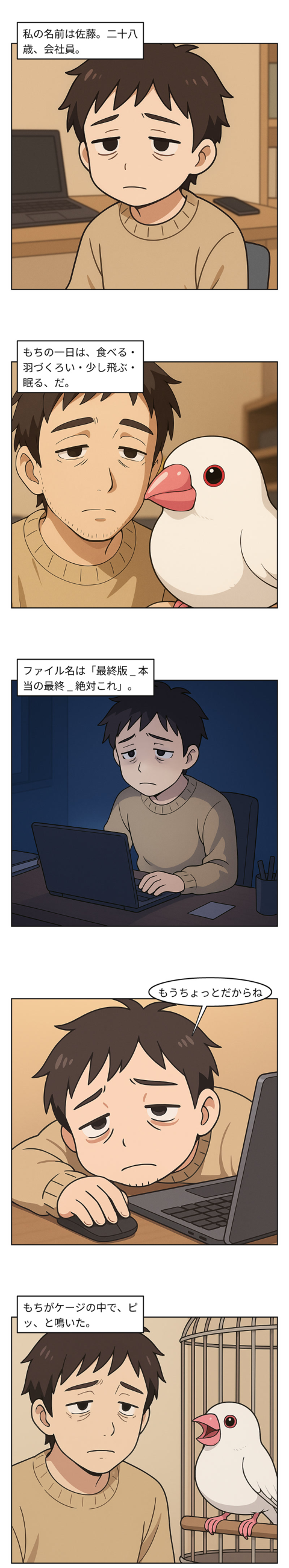スタジオで作った縦読みWebtoonの冒頭