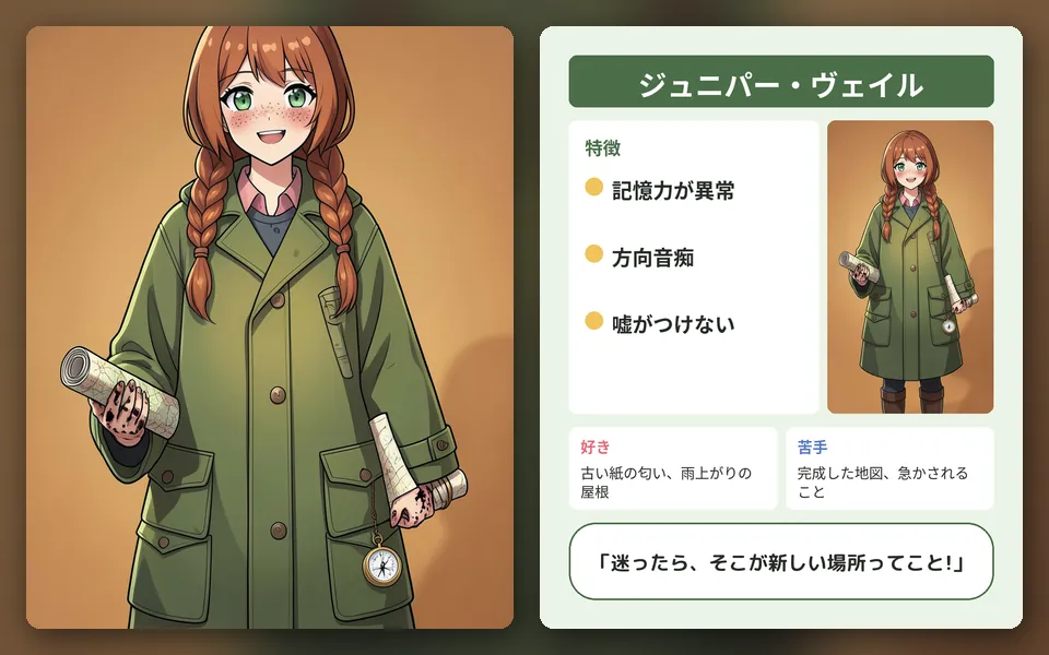 自己紹介カードの見本
