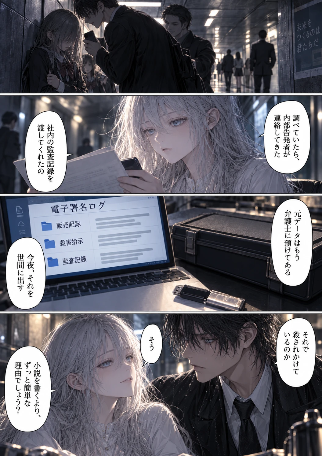 殺し屋は結末を知らない Page 10: 隠れ家への移動と手当て