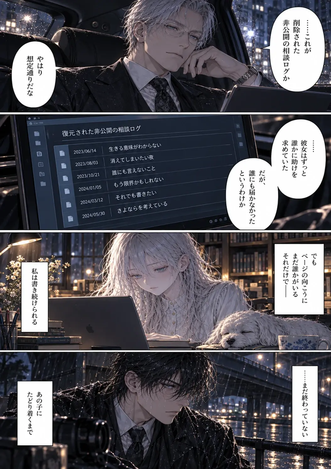 殺し屋は結末を知らない Page 17: 盗ませた『削除ログ』の罠