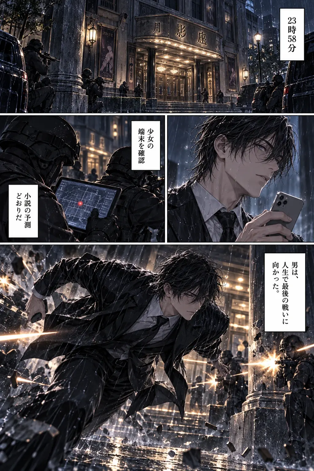 殺し屋は結末を知らない Page 21: 紙の本に挟まれた本当の最終章
