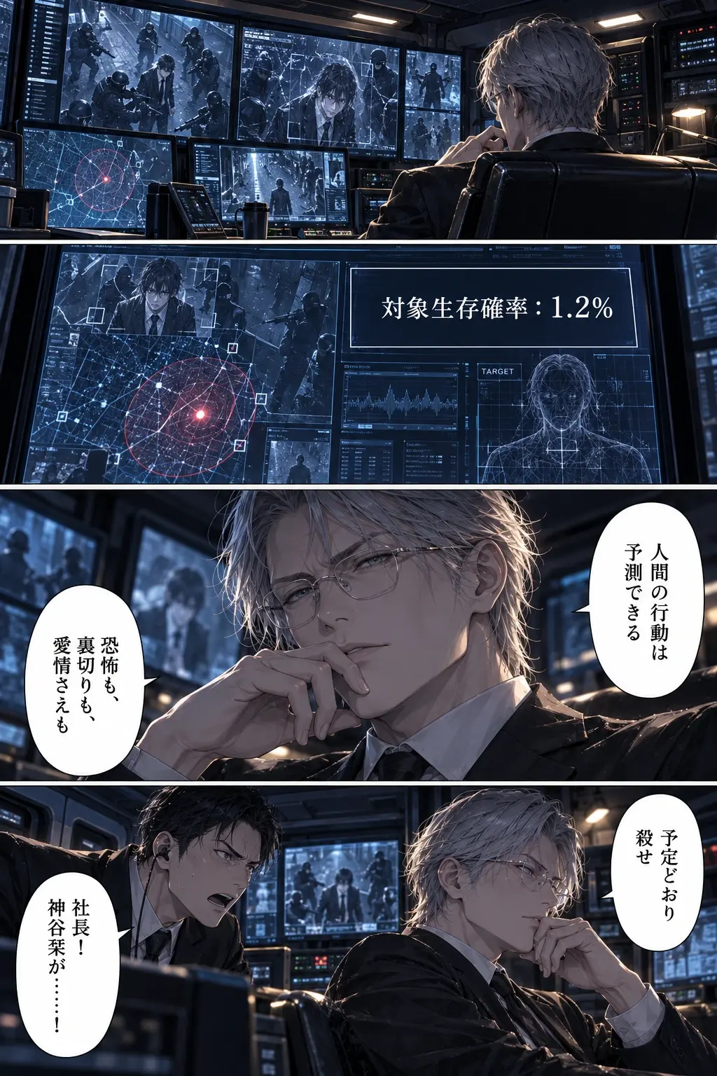 殺し屋は結末を知らない Page 23: 午後11時58分・旧劇場の包囲