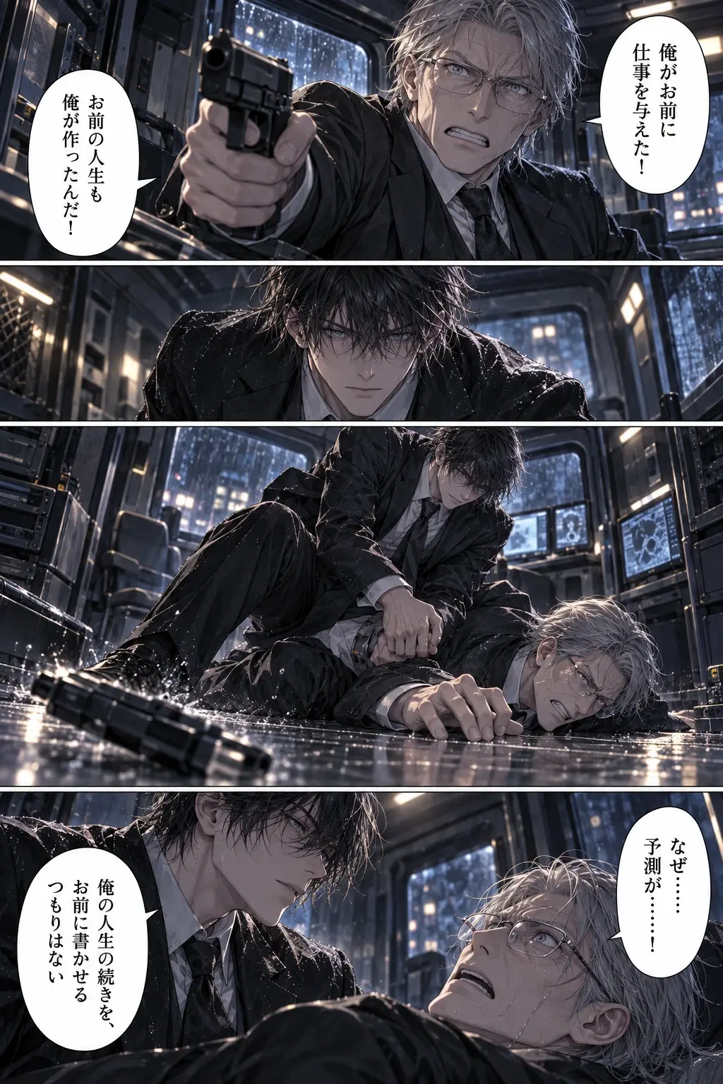 殺し屋は結末を知らない Page 28: 一斉公開された真実と崩れ落ちる鷹宮