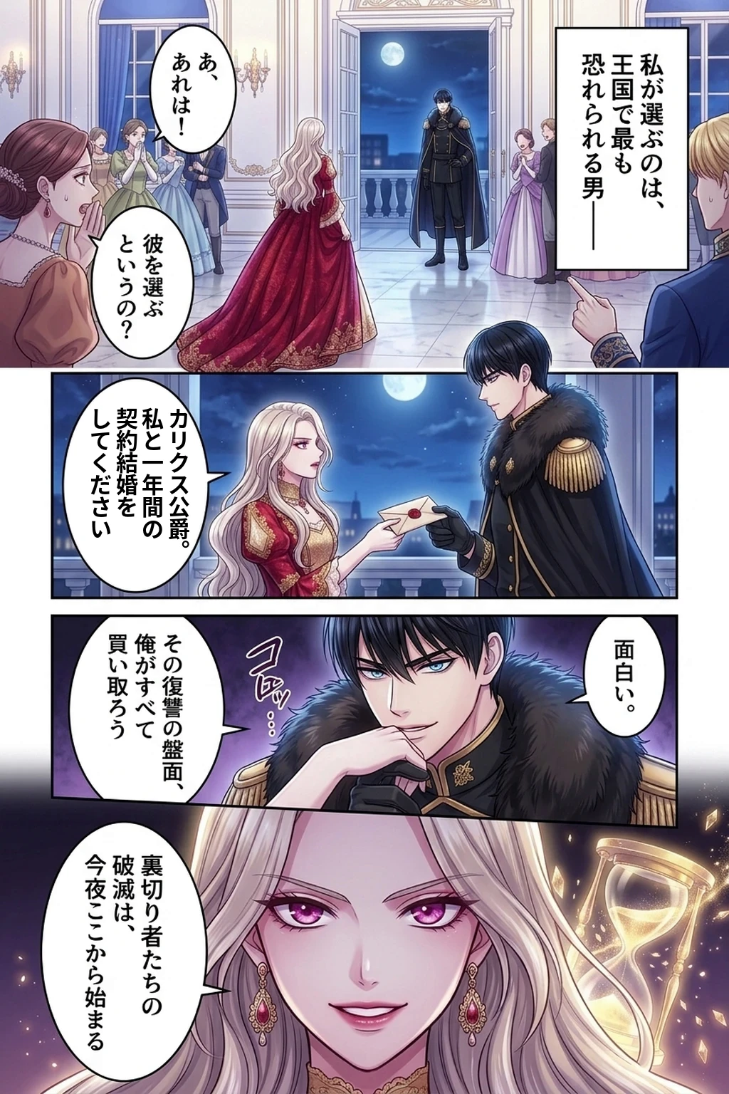 砂時計の公爵夫人は二度泣かない Page 2: 北の冷徹公爵との契約結婚と反撃開始