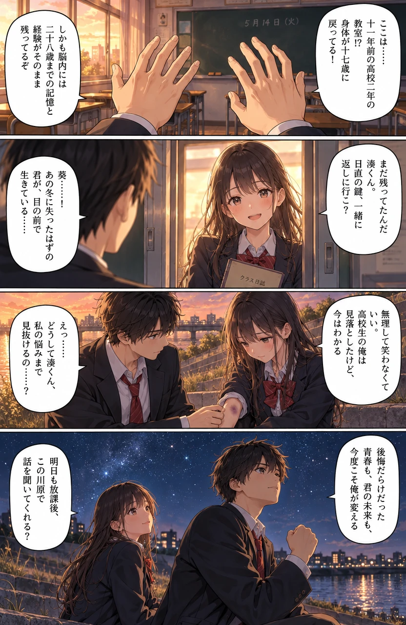 28歳の記憶でやり直す、17歳の夏と消えた約束 Page 1: 11年前の夕暮れの教室と、大人になったからこそ見抜ける涙
