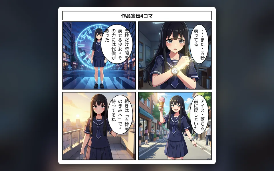 作品宣伝4コマ