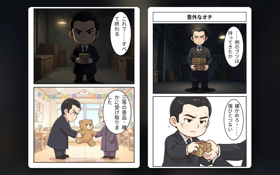 意外なオチ